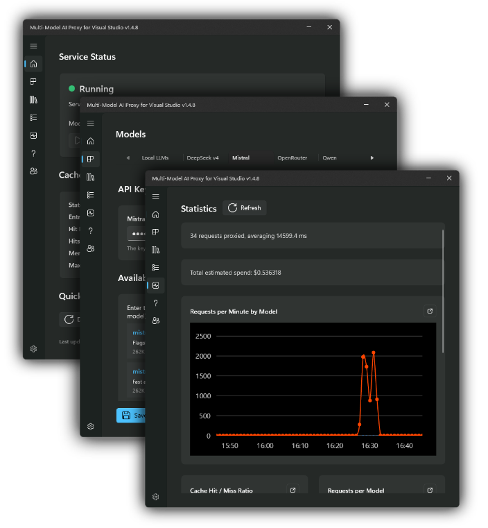 Multi-Model AI Proxy interface.